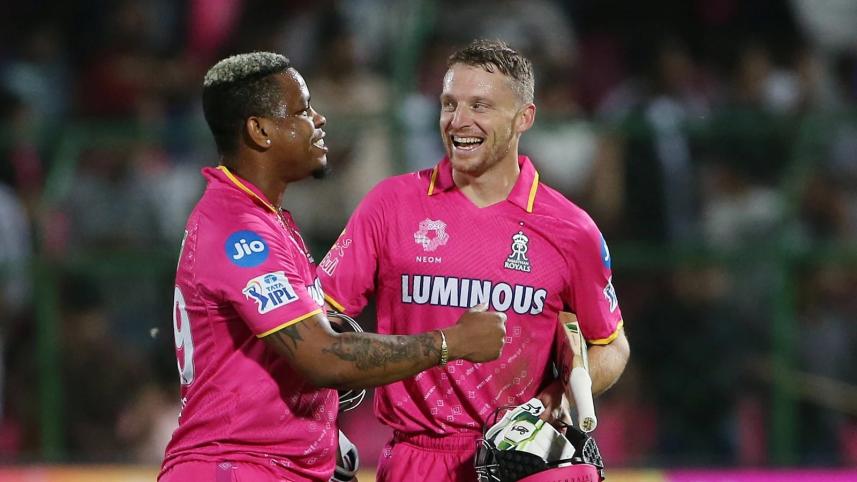 jos buttler and Shimron Hetmyer