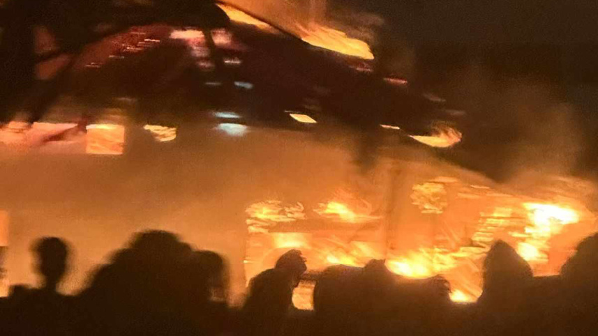 গাজীপুরে আগুন