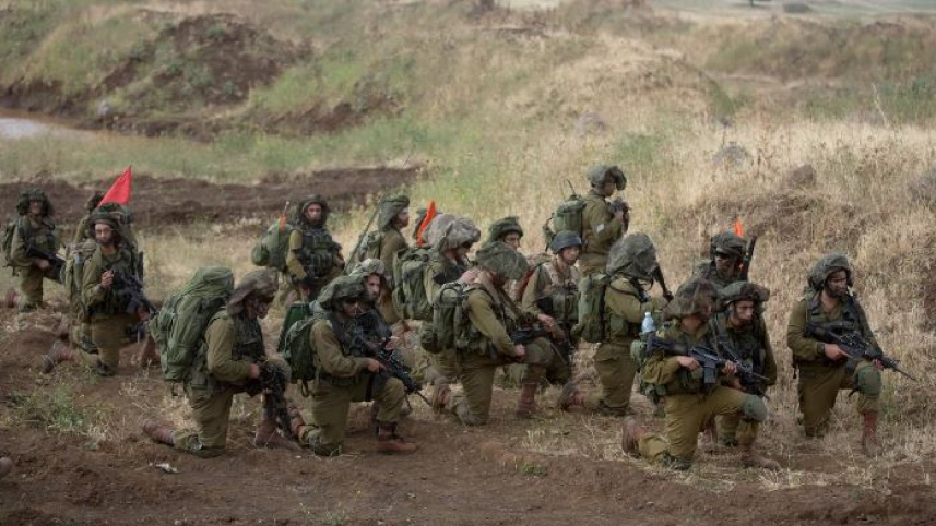 নেতজাহ ইয়েহুদা বাহিনীর সদস্যরা পশ্চিম তীরে অভিযান পরিচালনা করছেন। ফাইল ছবি: এএফপি