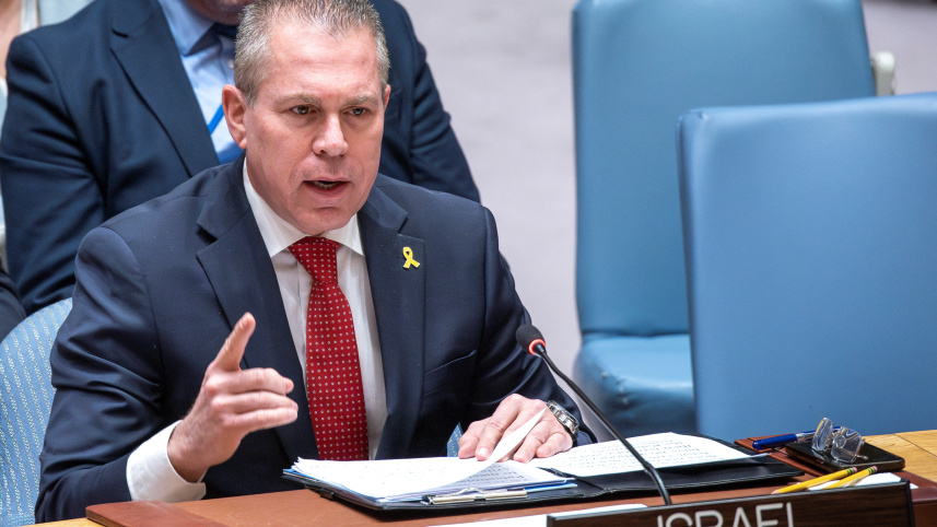 জাতিসংঘে নিযুক্ত ইসরায়েলের রাষ্ট্রদূত গিলাদ এরদান। ফাইল ছবি: রয়টার্স