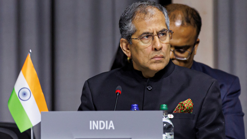 এই সম্মেলনে ভারতের প্রতিনিধিত্ব করেছেন পররাষ্ট্র মন্ত্রণালয়ের সচিব (ওয়েস্ট) পবন কাপুর। ছবি: রয়টার্স