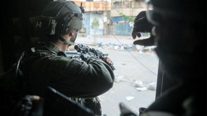 রাফায় সামরিক অভিযান চালাচ্ছে ইসরায়েলি সেনাবাহিনী। ছবি: এএফপি