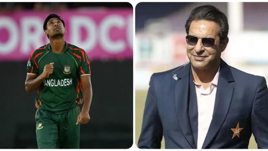Mustafizur Rahman & Wasim Akram