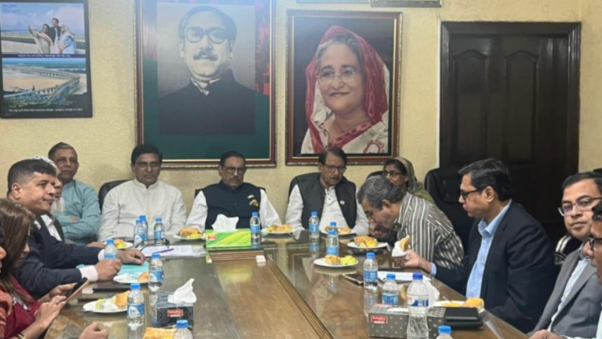 ওবায়দুল কাদের শিক্ষক মিটিং