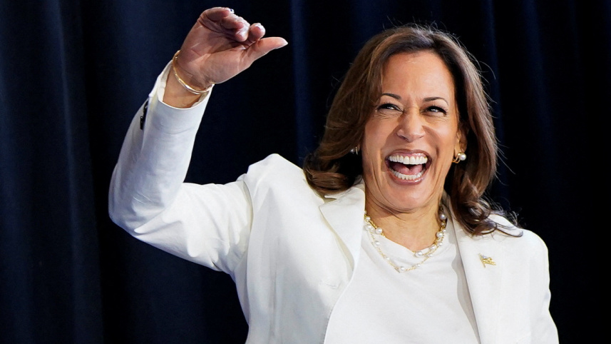 ডেমোক্র্যাট প্রার্থী কমলা হ্যারিস। ছবি: রয়টার্স