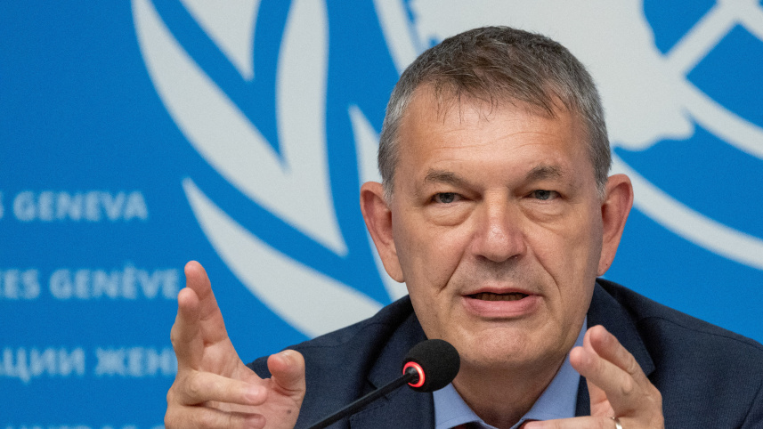 ইউএনআরডব্লিউএর প্রধান ফিলিপ্পি লাজারিনি। ফাইল ছবি: রয়টার্স