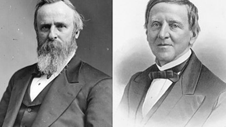 ১৮৭৬ সালে রাদারফোর্ড-টিলডেনের দ্বৈরথ। ফাইল ছবি: সংগৃহীত