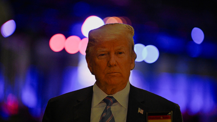 ফ্লোরিডায় ট্রাম্প। ছবি: রয়টার্স