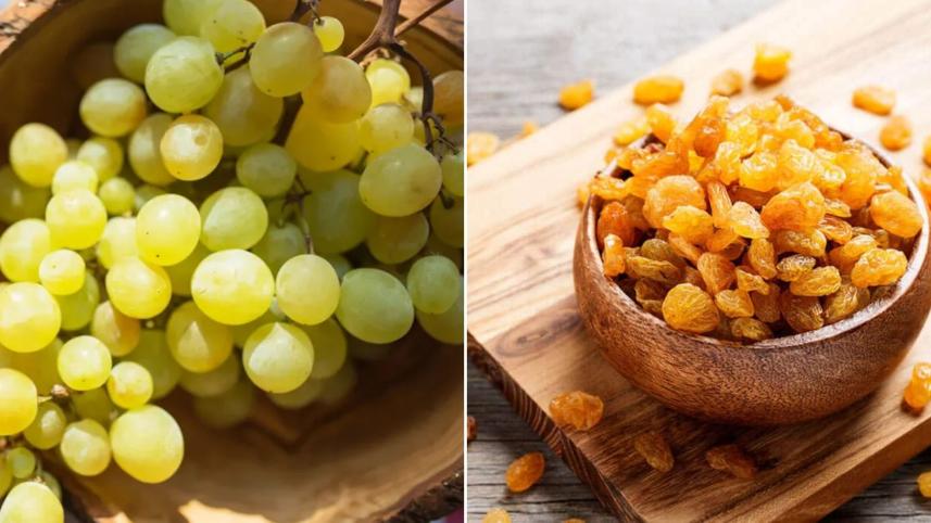 আঙুর ও কিশমিশ