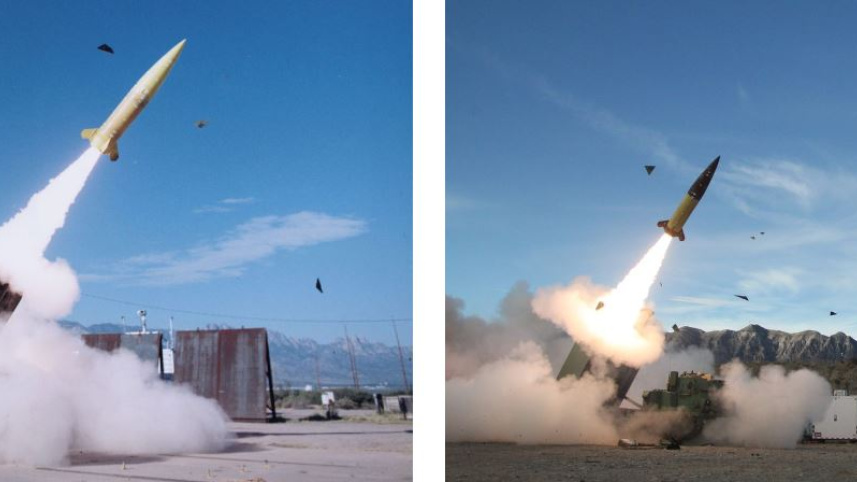 মার্কিন এটিএসিএমএস ক্ষেপণাস্ত্র । ছবি: নির্মাতার ওয়েবসাইট থেকে 