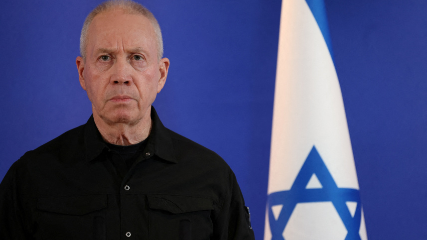 ইসরায়েলের সাবেক প্রতিরক্ষামন্ত্রী ইয়োভ গ্যালান্ট। ফাইল ছবি: রয়টার্স
