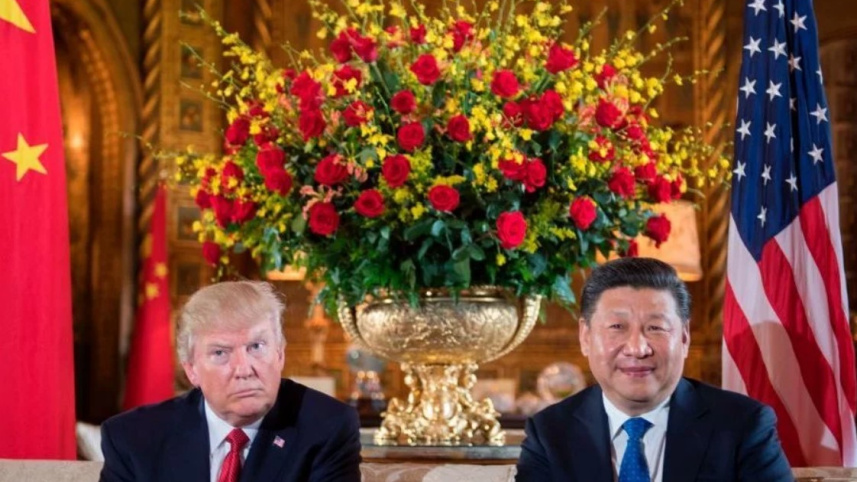 মার আ লাগোয় শি জিন পিং ও ট্রাম্প। ফাইল ছবি: সংগৃহীত