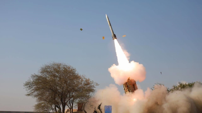 ইরানে নির্মিত মজিদ ক্ষেপণাস্ত্র। ছবি: সংগৃহীত