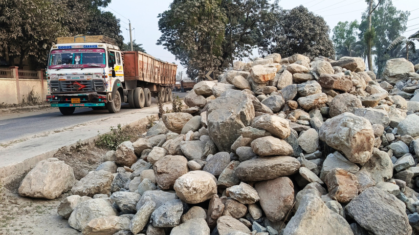 লালমনিরহাটের পাটগ্রাম উপজেলার বুড়িমারী স্থলবন্দর। ফাইল ছবি: সংগৃহীত