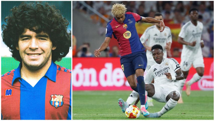 maradona, barca and real