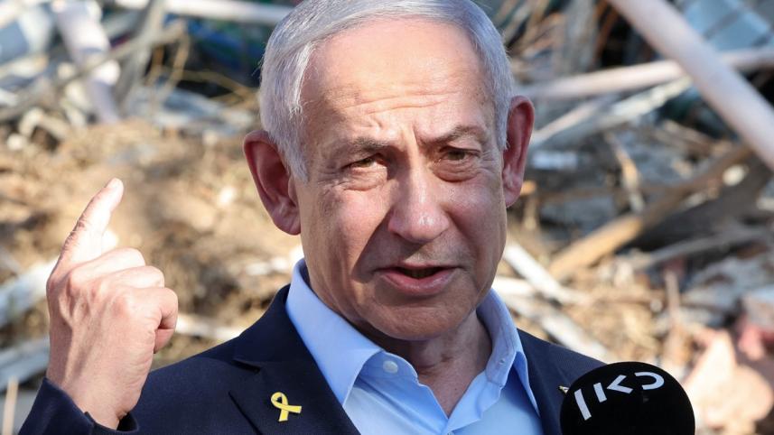 Benjamin Netanyahu after Iran attack