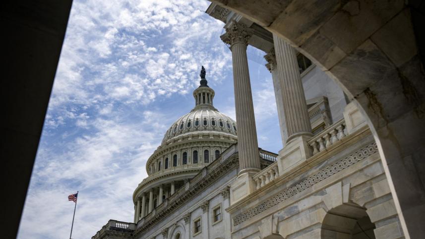 কংগ্রেসে চলছে বিগ বিউটিফুল বিল নিয়ে বিবাদ। ছবি: রয়টার্স