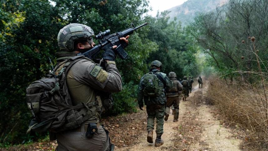 লিটানি নদীর তীরে সামরিক অভিযানে আইডিএফের সদস্যরা। ছবি: আইডিএফ