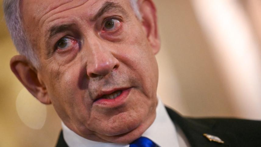 ইসরায়েলি প্রধানমন্ত্রী নেতানিয়াহু। ছবি: এএফপি