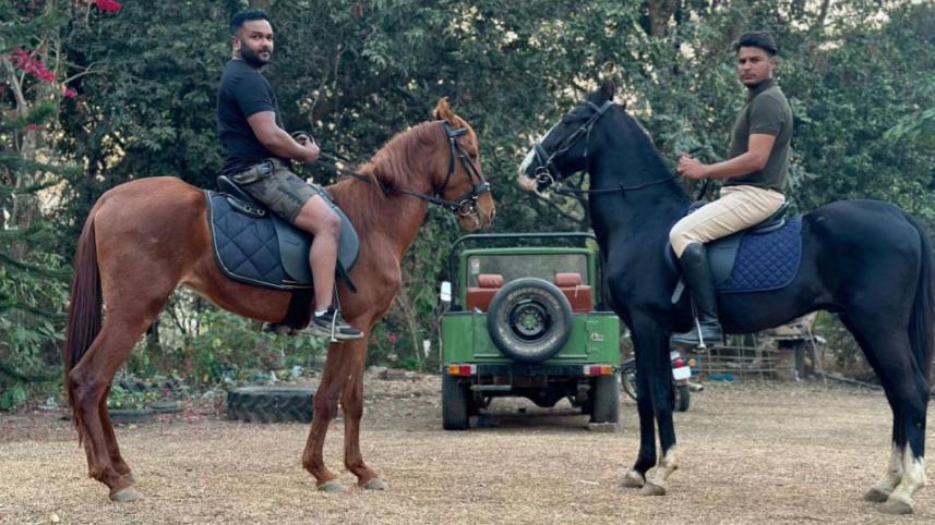 ঘোড়ায় চড়া