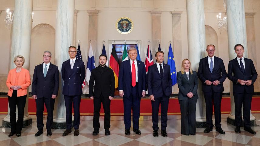 Trump, Zelenskyi and European Leaders