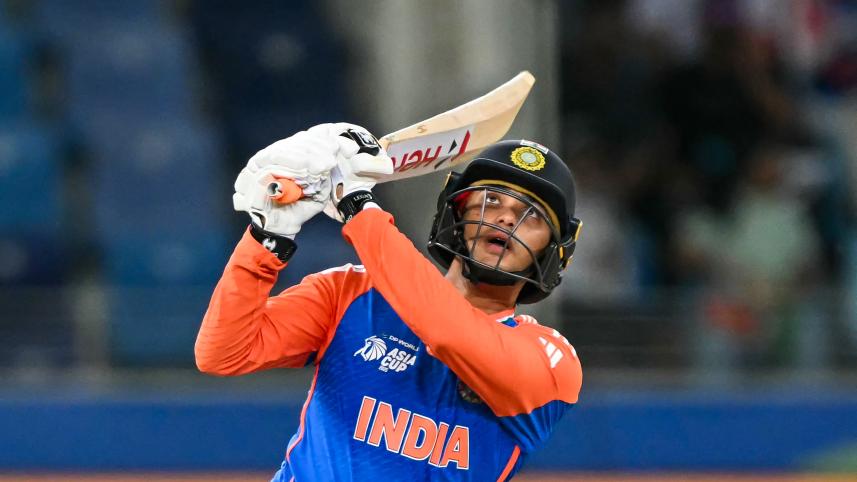 India's Abhishek Sharma 