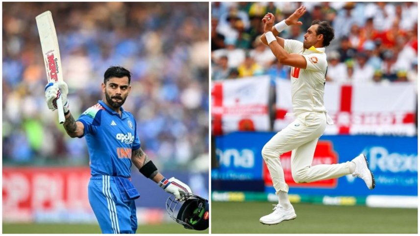 virat kohli and Mitchel Starc