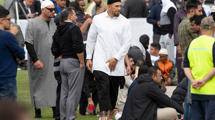 Sonny Bill Williams arriving