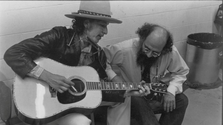 Allen_Ginsberg_and_Bob_Dylan_by_Elsa_Dorfman