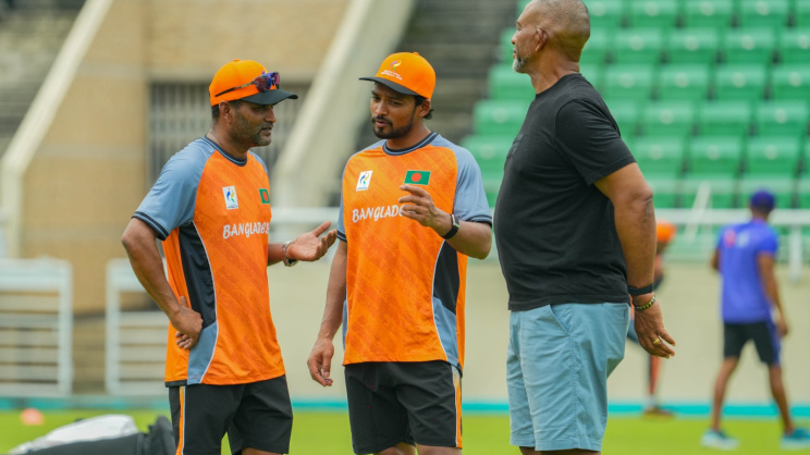 Mohammad Salauddin, Najmul Hossain Shanto and Phil Simmons