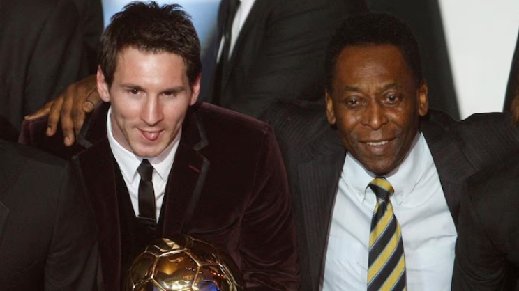 pele and messi