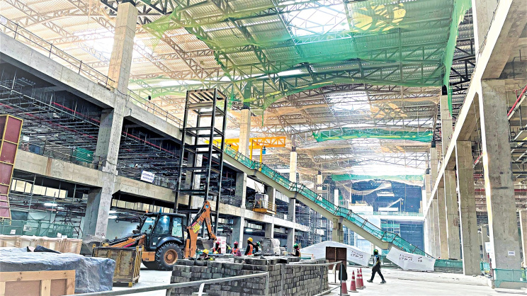 ২১ হাজার ৩৯৯ কোটি টাকা ব্যয়ে নির্মিত হচ্ছে হযরত শাহজালাল আন্তর্জাতিক বিমানবন্দরের তৃতীয় টার্মিনাল। ছবি: সংগৃহীত