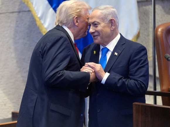 ওয়াশিংটন সফরে ইসরায়েলের প্রধানমন্ত্রী নেতানিয়াহু। ছবি: সংগৃহীত