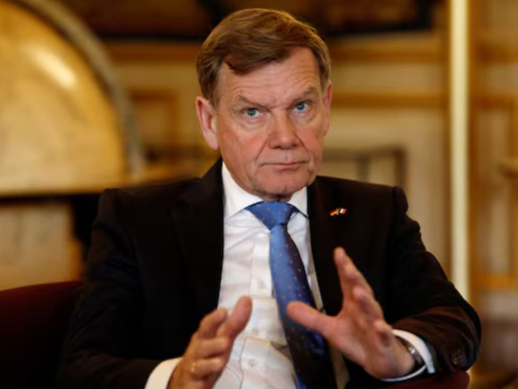 জার্মানির পররাষ্ট্রমন্ত্রী।