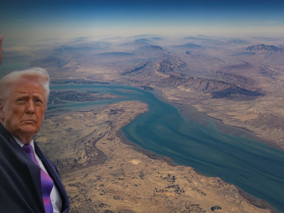 ট্রাম্প ও হরমুজ প্রণালি। 