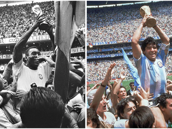 pele and maradona