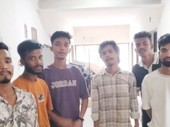 গ্রেপ্তার আসামিরা। ছবি: স্টার