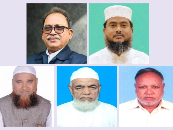 ঠাকুরগাঁও-১ আসন উপনির্বাচনে প্রতিদ্বন্দ্বী পাঁচ প্রার্থী। ছবি: স্টার অনলাইন গ্রাফিক্স