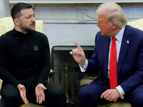 Trump and Zelensky