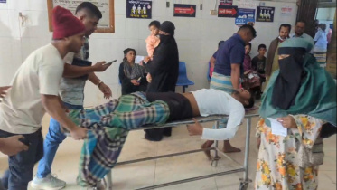 মুন্সিগঞ্জে সংঘর্ষে আহত। ছবি: সংগৃহীত