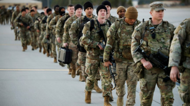 মার্কিন ৮২তম এয়ারবর্ন ডিভিশনের সেনাদল। ফাইল ছবি: রয়টার্স