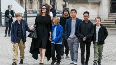 Angelina Jolie with Kids