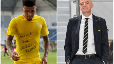 fifa president and jadon sancho