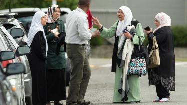 members of a family react