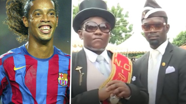 ronaldinho dancing pallbearers