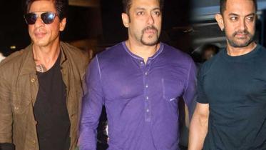 Shahrukh Khan Aamir Khan and Salman Khan