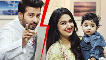 Shakib Khan and Apu Biswas