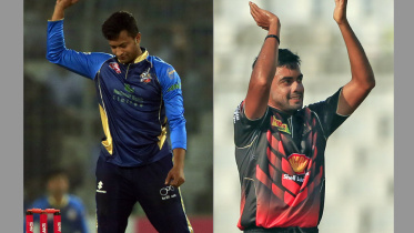 সাকিব আল হাসান ও আবু জায়েদ চৌধুরী 