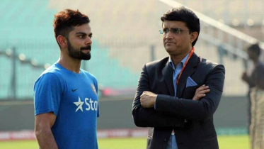 sourav ganguly & virat Kohli 