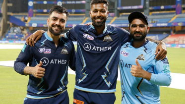 rashid khan, hardik pandya & rahul tewatia